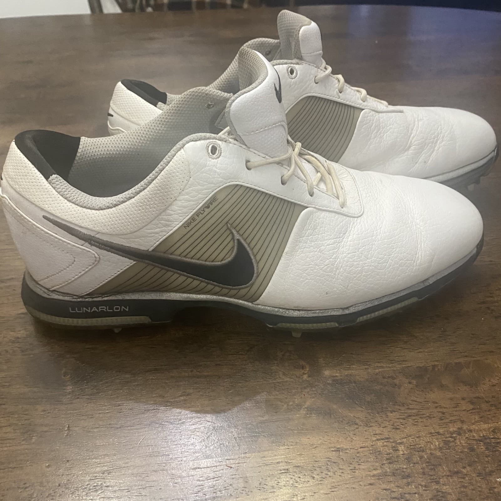 Nike Tiger Woods Zoom TW 2011 Ltd Edition Leather Golf Shoes Men's Size10.5 RARE - Thumbnail 3