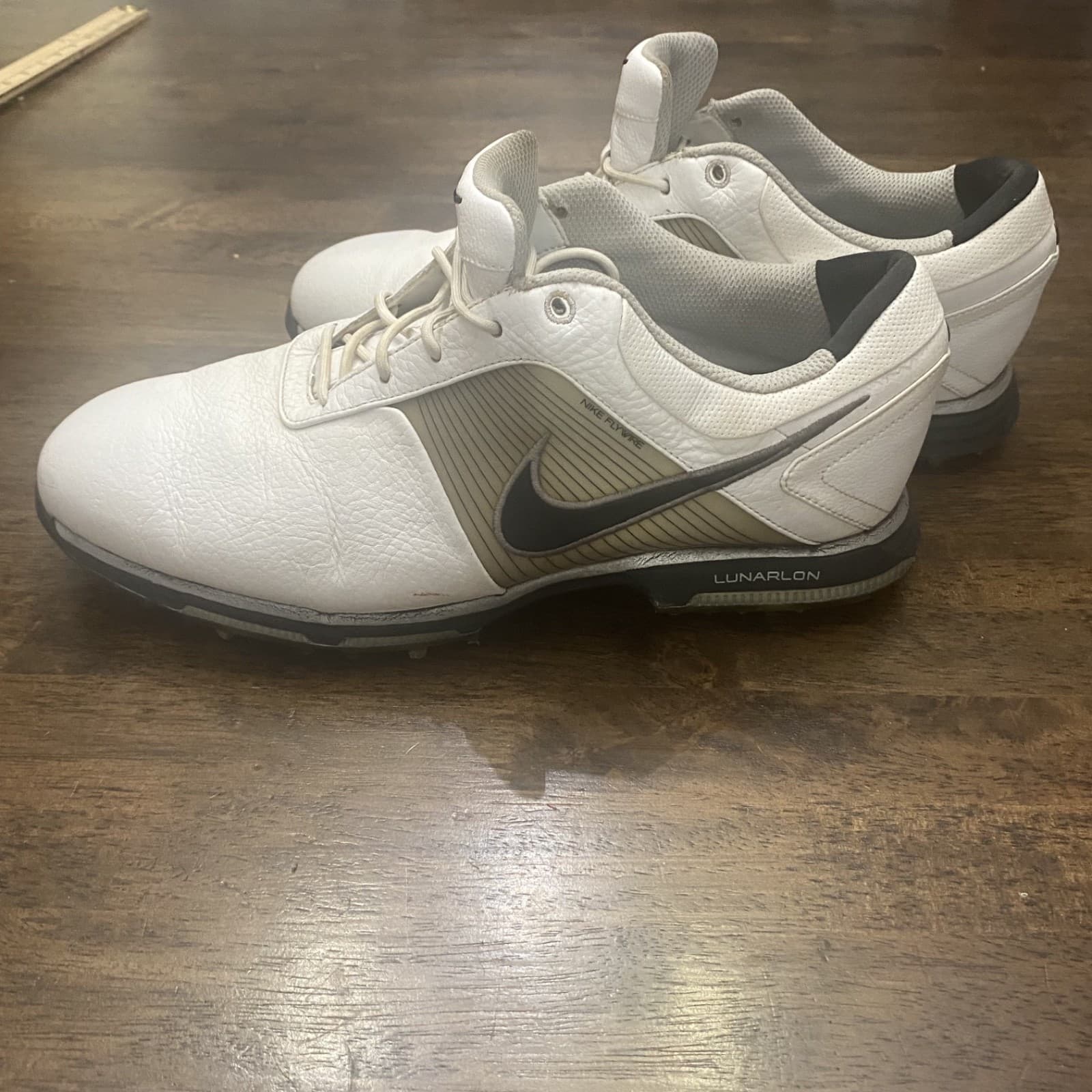 Nike Tiger Woods Zoom TW 2011 Ltd Edition Leather Golf Shoes Men's Size10.5 RARE - Thumbnail 4