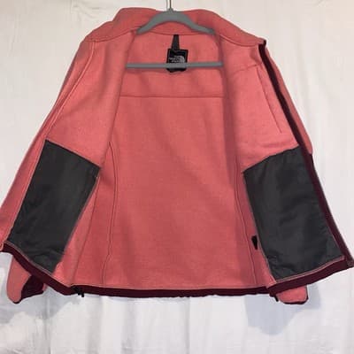 The North Face Women's Polartec Fleece Zip Up Jacket Pink Brown Size S Winter - Thumbnail 4