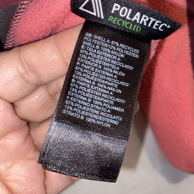 The North Face Women's Polartec Fleece Zip Up Jacket Pink Brown Size S Winter - Thumbnail 5