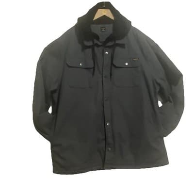 Brahma Mens XL Insulated Work Barn Coat Quilted Lining hooded 46-48 - Thumbnail 2