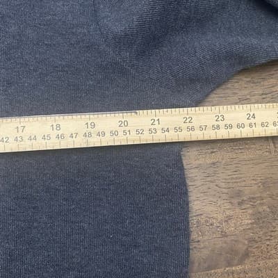 Hugo Boss Pure Cotton Gray Quarter Zip Sweater Classic Preppy Academia - Thumbnail 3
