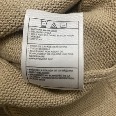 Oak Hill Mens Beige Cotton Sweater 4XL Classic - Thumbnail 10