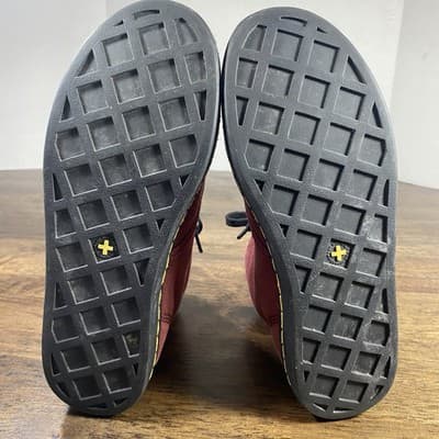 Doc Dr. Martens Shoreditch Oxblood Canvas Boots Streetwear Goth Grunge Size 6 - Thumbnail 8