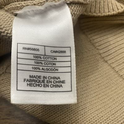 Oak Hill Mens Beige Cotton Sweater 4XL Classic - Thumbnail 9