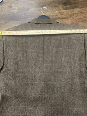 Lauren Ralph Lauren Wool BlendHerringbone Tweed Jacket Sport Coat Mens Lg 42R - Thumbnail 6