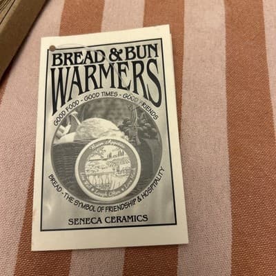 2007 Seneca Ceramics TENNESSEE Bread & Bun Warmer Trivet 6.5" NEW - Thumbnail 3