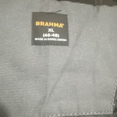 Brahma Mens XL Insulated Work Barn Coat Quilted Lining hooded 46-48 - Thumbnail 8
