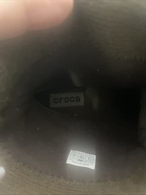 Crocs Cobbler Suede Leather Ankle Pull On Boots Women sz 8 Festival - Thumbnail 6