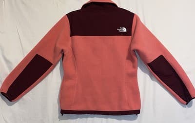 The North Face Women's Polartec Fleece Zip Up Jacket Pink Brown Size S Winter - Thumbnail 3