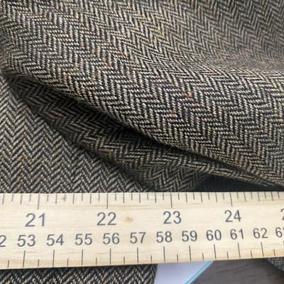 Lauren Ralph Lauren Wool BlendHerringbone Tweed Jacket Sport Coat Mens Lg 42R - Thumbnail 5
