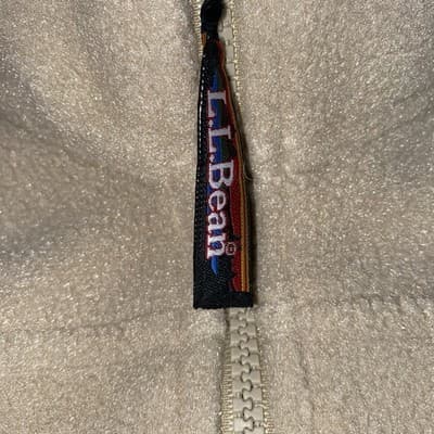 LL Bean Womens Mountain Classic Fleece Vest Size XL Beige - Thumbnail 18