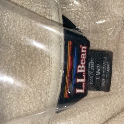 LL Bean Womens Mountain Classic Fleece Vest Size XL Beige - Thumbnail 9