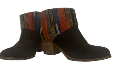 Tom’s Western Cowgirl Cowboy Prairie Southwestern Santa Fe Ladies Boots Sz 7 - Thumbnail 2