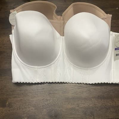 Parfait Long Line Strapless Bras UK 44FF US 44H Bridal Bra Full Bust Lot Of 2 - Thumbnail 6
