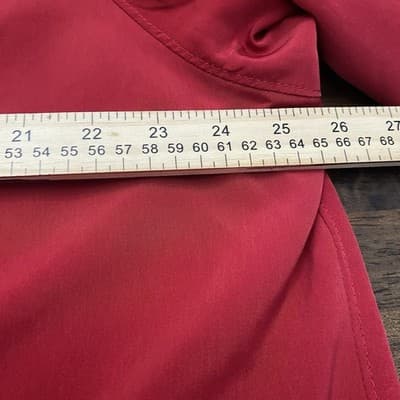 Westbound Lightweight Jacket Womens Lg Red Button Zip Front Lined Pockets - Thumbnail 8