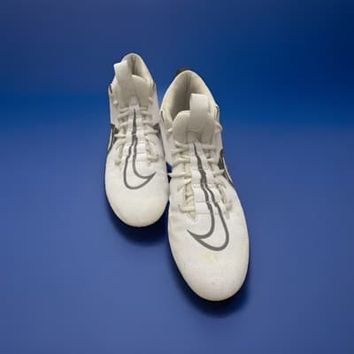 Nike Alpha Menace Mens US Sz 11.5 Football Cleats CV0582101 White Black