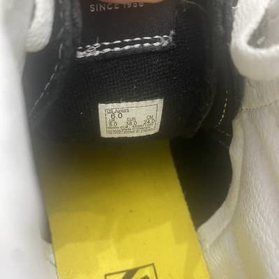 Vans Off The Wall Sunflower Black Yellow Sneakers Teen Sz 6 Skater Girl Hippie - Thumbnail 11