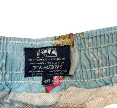 Vilebrequin Swim Trunks Shorts Blue W Surfing Frogs Mens 4XL Mesh Lined W38 - Thumbnail 4