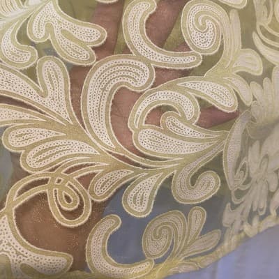 Butter Yellow Sheer Top Bell Sleeve Office Siren Sexy Secretary Officecore - Thumbnail 2
