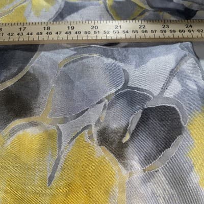 Alfred Dunner Office Wear Corpcore Sheer Butter Yellow Floral Top Ladies Plus18 - Thumbnail 8