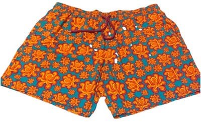 Vilebrequin Swim Trunks Shorts S Orange&Turquoise Mens 4XL Mesh Lined W38-40 - Thumbnail 2