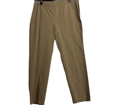 JJill Precision Stretch Pants Womens 18 Tan Side Zip Career Officecore - Thumbnail 3