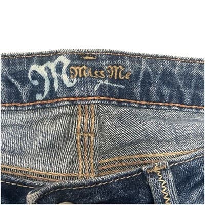 Miss Me Mid Rise Flare Stretch Jeans Sz 27x29 Pre-Owned - Thumbnail 7