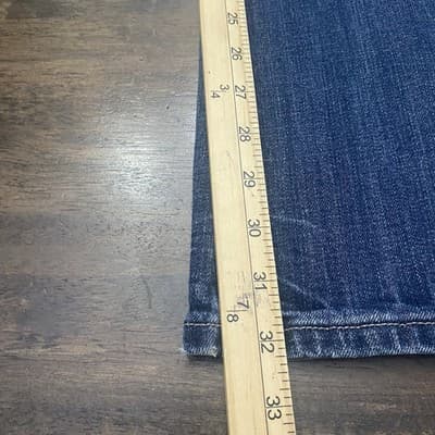 Miss Me Mid Rise Flare Stretch Jeans Sz 27x29 Pre-Owned - Thumbnail 3