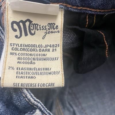 Miss Me Mid Rise Flare Stretch Jeans Sz 27x29 Pre-Owned - Thumbnail 12