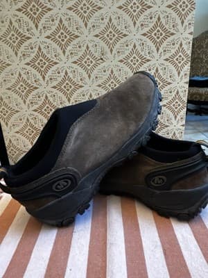 Merrell Womens Jungle Moc Gunsmoke Suede Slip-On Shoes Size 8.5 US