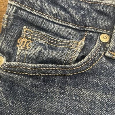 Miss Me Mid Rise Flare Stretch Jeans Sz 27x29 Pre-Owned - Thumbnail 6