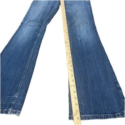 Miss Me Mid Rise Flare Stretch Jeans Sz 27x29 Pre-Owned - Thumbnail 2