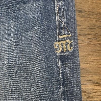 Miss Me Mid Rise Flare Stretch Jeans Sz 27x29 Pre-Owned - Thumbnail 4