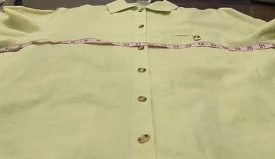 Liz Baker Women's Shirt L Pants L Linen Outfit Set Coastal Cruiser Pull Ons - Thumbnail 6