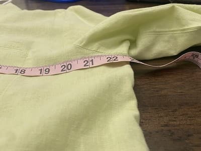 Liz Baker Women's Shirt L Pants L Linen Outfit Set Coastal Cruiser Pull Ons - Thumbnail 7