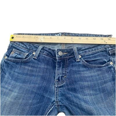 Miss Me Mid Rise Flare Stretch Jeans Sz 27x29 Pre-Owned - Thumbnail 9