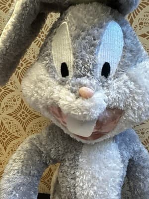 Bugs Bunny Plush Six Flags Looney Tunes 17" Stuffed Animal Vintage Collectible - Thumbnail 3