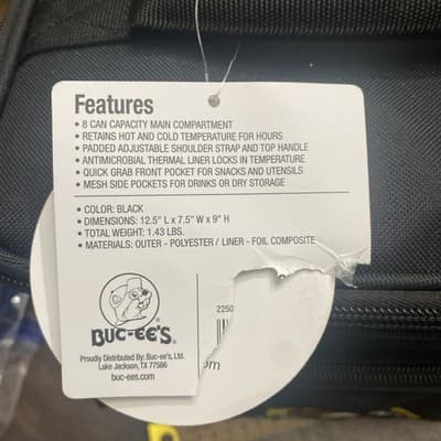 Buc-ees Lunch Box Cooler Insulated NWT - Thumbnail 9