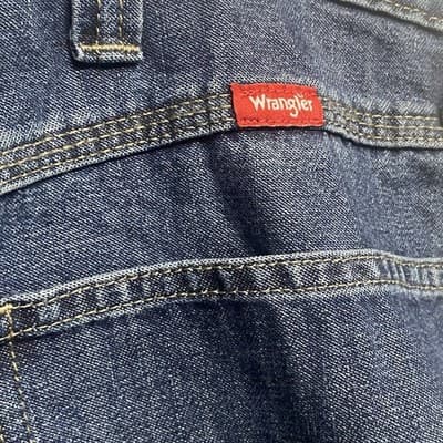 Wrangler Men's Fleece Lined Blue Jeans Size 40x30 Straight Leg Carpenter - Thumbnail 4