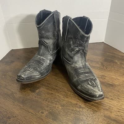 Roper Leather Short Stack Dusty Distressed Women’s Cowboy Boots