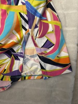 NWT BLEU Rod Beattie Tankini Set Womens 8 Bandeau Multicolor Tropical - Thumbnail 3