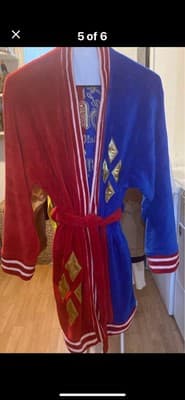 DC Harley Quinn Property Of Joker Bathrobe Batman’s Super VillainWarner Bros S/M - Thumbnail 5