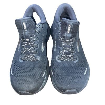 Brooks Ghost 15 Shoes Womens Size 7.5 Black Gray Running Sneakers DNA Cushion - Thumbnail 2