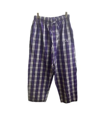 Concept Sport Sleepwear Purple Plaid TCU