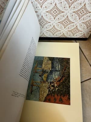 Van Gogh by Palma Bucarelli FRAMEABLE ART reproductions CLOTH COVER Vintage - Thumbnail 5