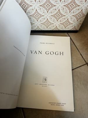Van Gogh by Palma Bucarelli FRAMEABLE ART reproductions CLOTH COVER Vintage - Thumbnail 6