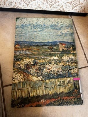 Van Gogh by Palma Bucarelli FRAMEABLE ART reproductions CLOTH COVER Vintage - Thumbnail 8