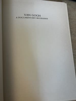 1982 VAN GOGH A DOCUMENTARY BIOGRAPHY BOOK - FIRST AMERICAN EDITION Vintage - Thumbnail 3