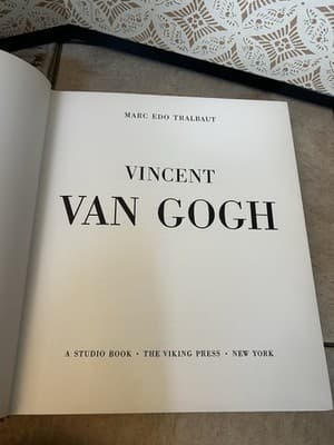 Vincent Van Gogh Book by Marc Edo Tralbaut HC 1st Edition Vintage - Thumbnail 9